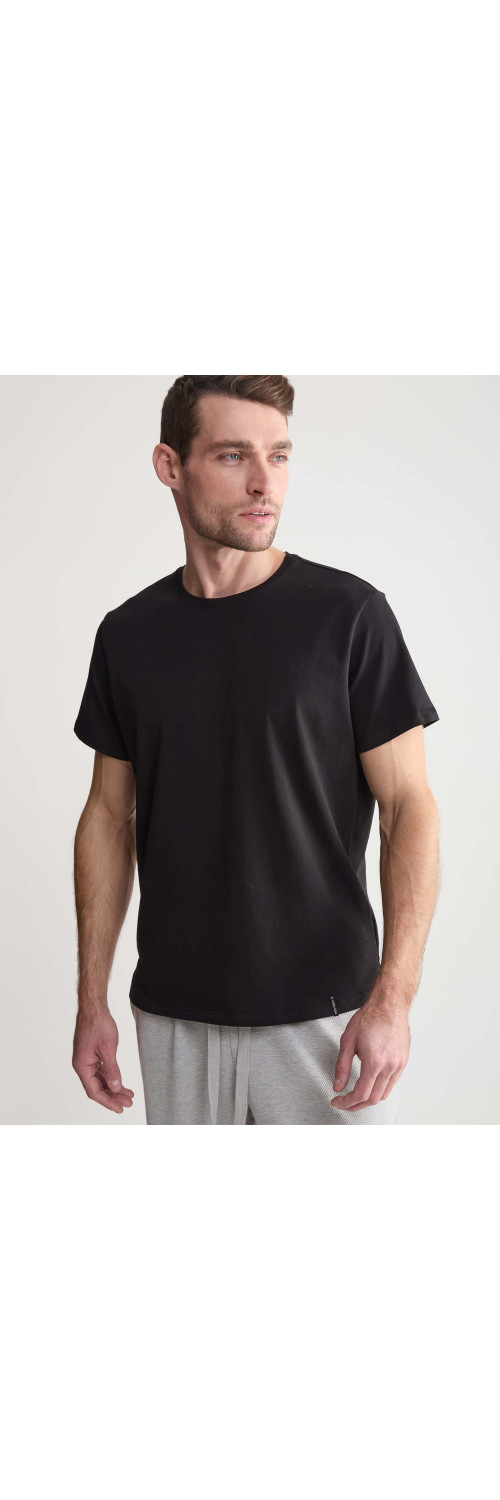 T-shirt for men Naviale MH320-01 Regular man charlie black  M-0