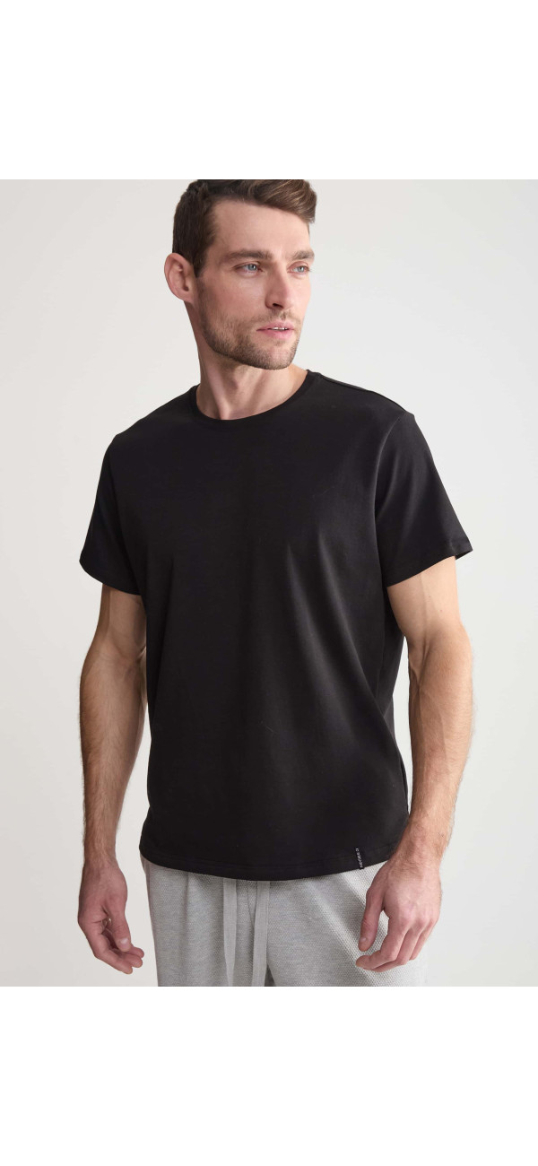 T-shirt for men Naviale MH320-01 Regular man charlie black-image