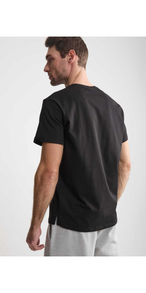 T-shirt for men Naviale MH320-01 Regular man charlie black-image