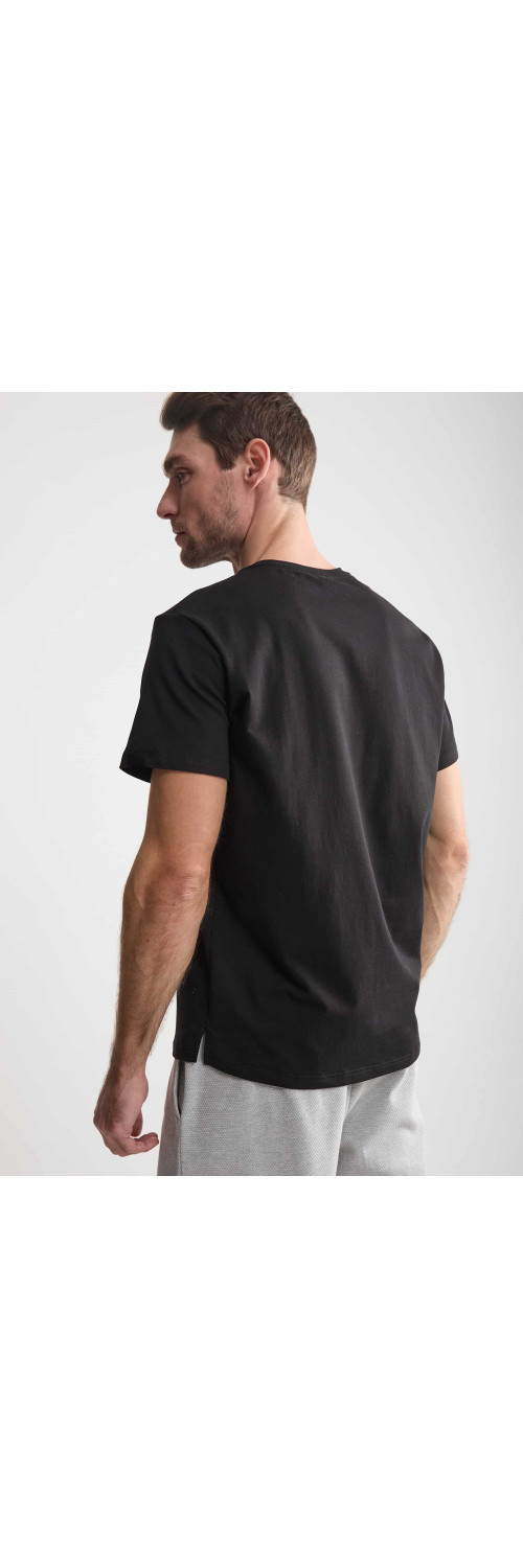 T-shirt for men Naviale MH320-01 Regular man charlie black  M-1