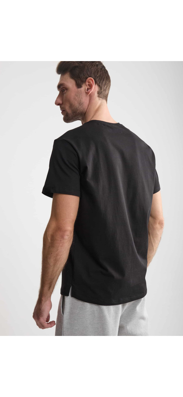 T-shirt for men Naviale MH320-01 Regular man charlie black-image