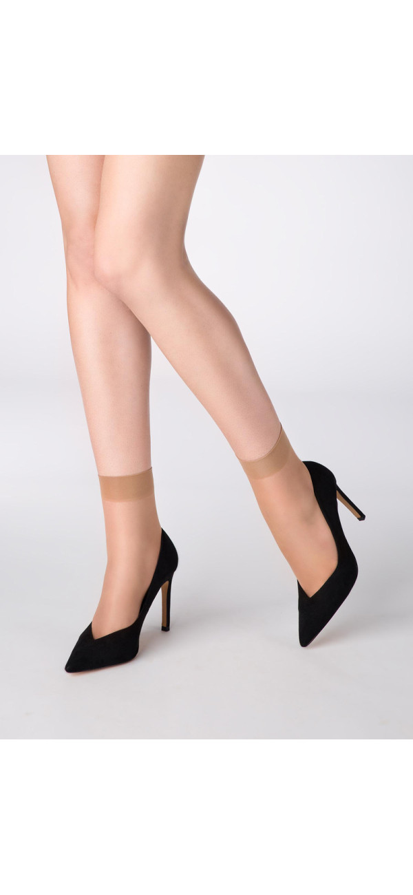 Transparent socks for women Marilyn Petki 15 (2 pack) nero-image