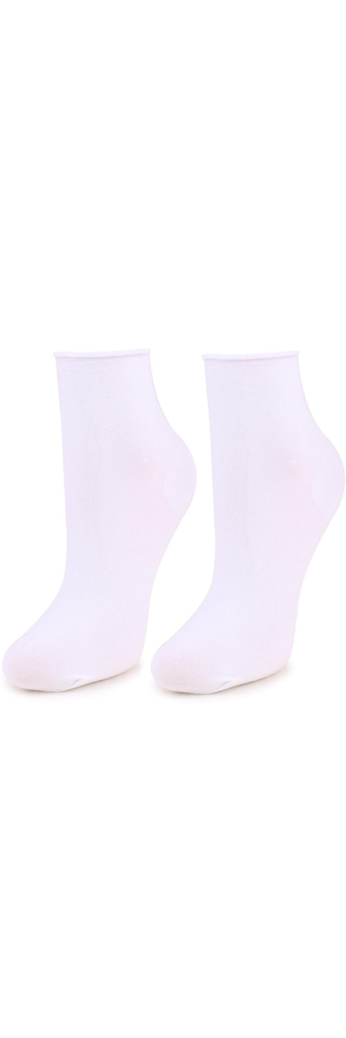 Шкарпетки бавовняні довгі для жінок Marilyn Forte 948 no stress білий ONESIZE-0