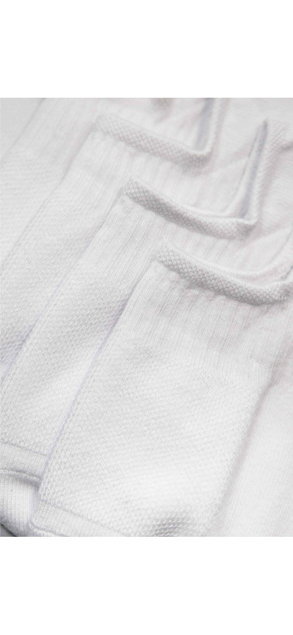 Шкарпетки бавовняні екстра короткі для жінок Legs 7 Socks extra low (3 пари) білий-image