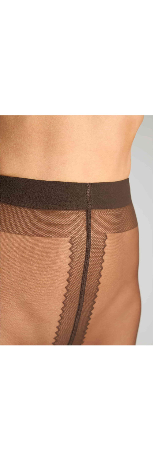 Transparent tights standard fit,without shorts for women Legs 204 Tango 20 (20 den) сaffe  1/2-2