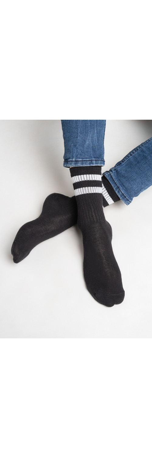 Cotton socks long unisex Legs 81 Socks active nero  41-45-1