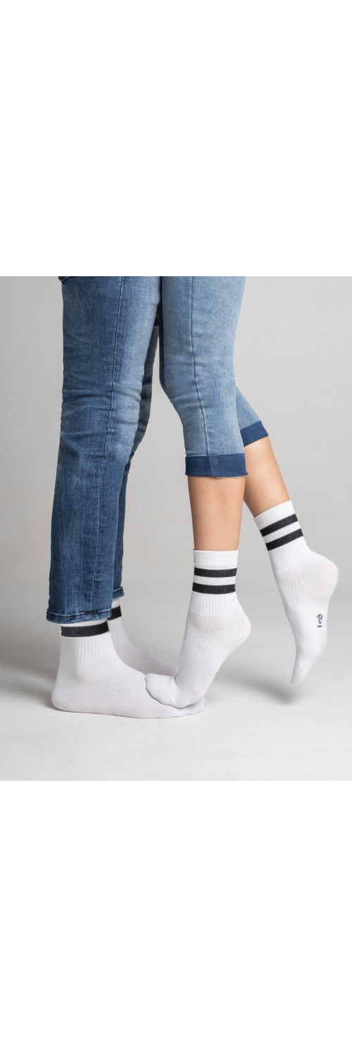 Cotton socks long unisex Legs 81 Socks active bianco  41-45-0