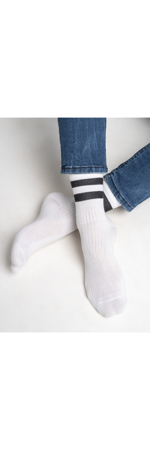 Cotton socks long unisex Legs 81 Socks active bianco  41-45-1