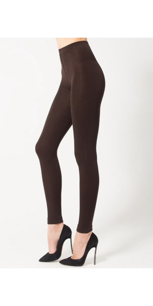 Легінси теплі для жінок Legs 663 Fleece leggings 250 (250 den) мока-image