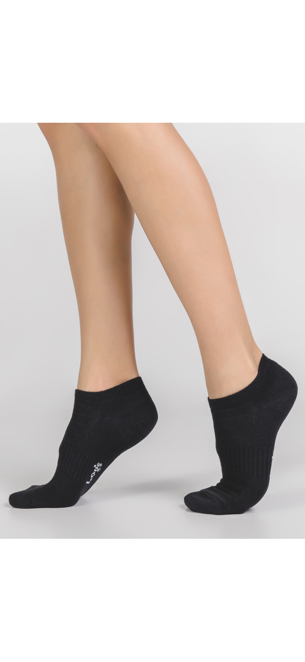 Cotton socks unisex Legs 82 Socks active low (2 pack) nero-image