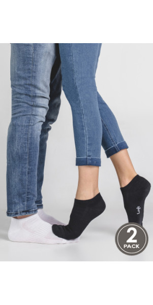 Cotton socks unisex Legs 82 Socks active low (2 pack) nero-image