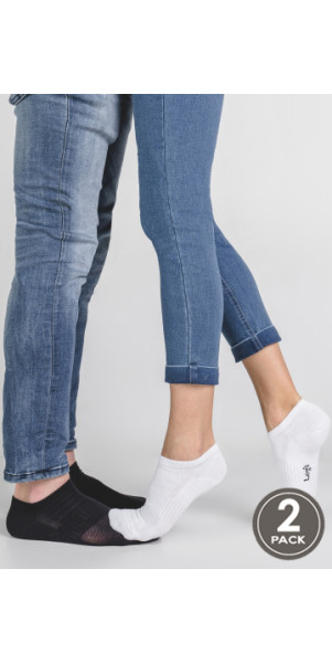Cotton socks unisex Legs 82 Socks active low (2 pack) bianco-image