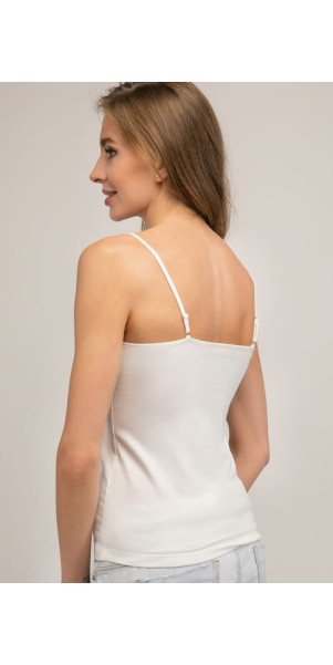Tank top for women Kleo 2733 C Cotton аntique white-image