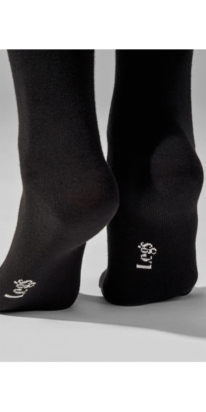 Cotton knee highs kneehigh for women Legs 108 Knee high (2 pack) nero-image