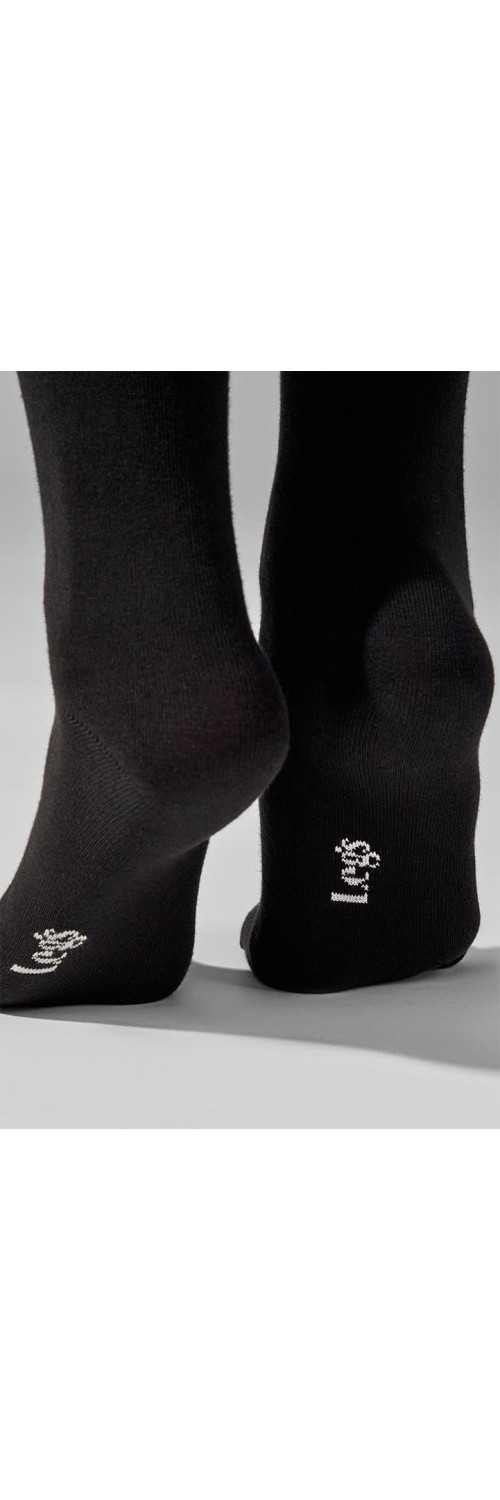 Cotton knee highs kneehigh for women Legs 108 Knee high (2 pack) nero  36-40-1