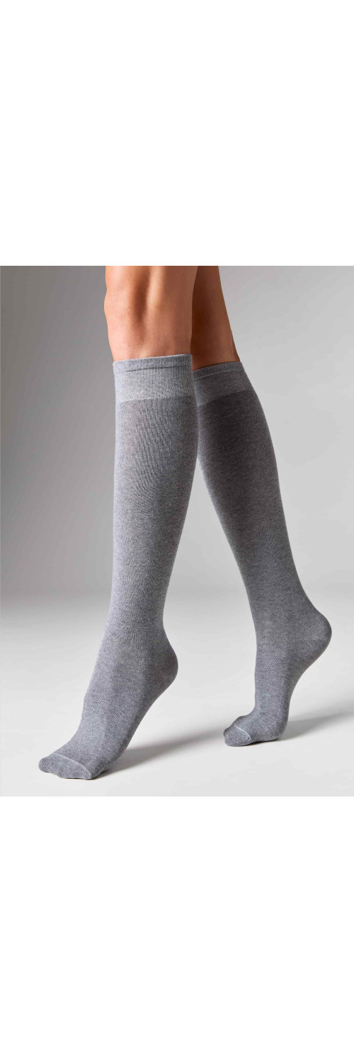 Гольфи бавовняні гольфи для жінок Legs 108 Knee high (2 пари) меланж 36-40-2