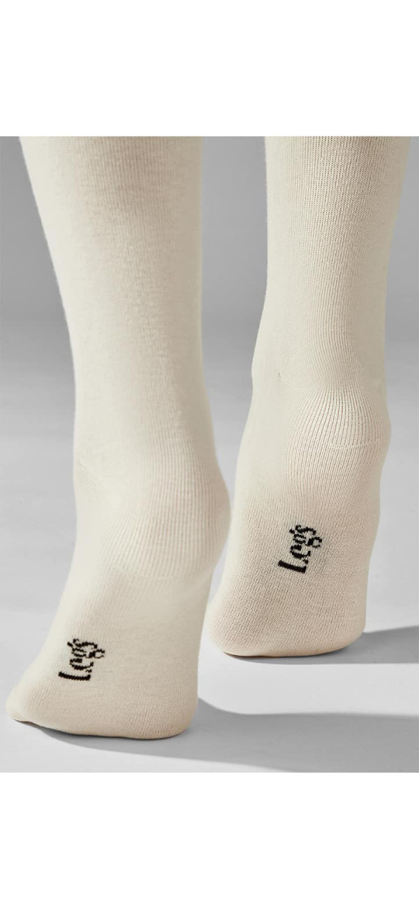 Cotton knee highs kneehigh for women Legs 108 Knee high (2 pack) milk-image