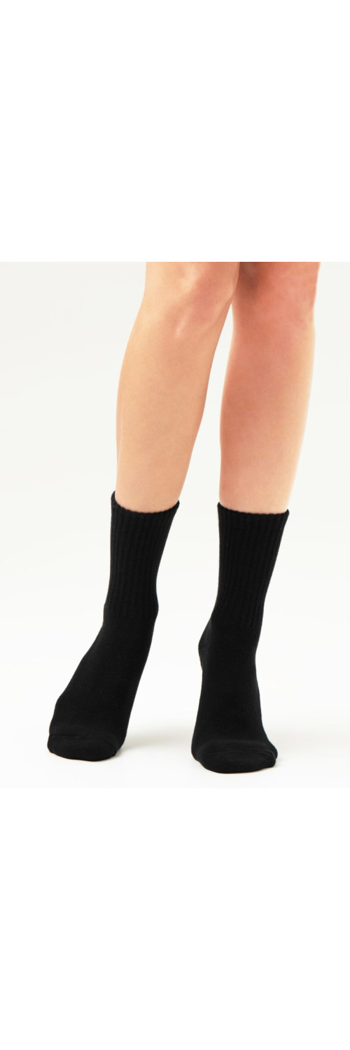 Warm socks long unisex Legs 84 Socks active terry nero  41-45-0