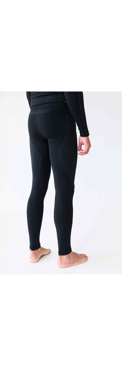 Leggings unisex Naviale UA440-01 Thermo control black  2-1