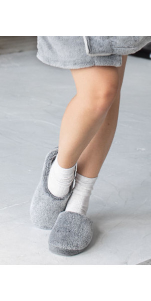 Slippers for women Naviale LH580-04 Rabbit platinum gray-image
