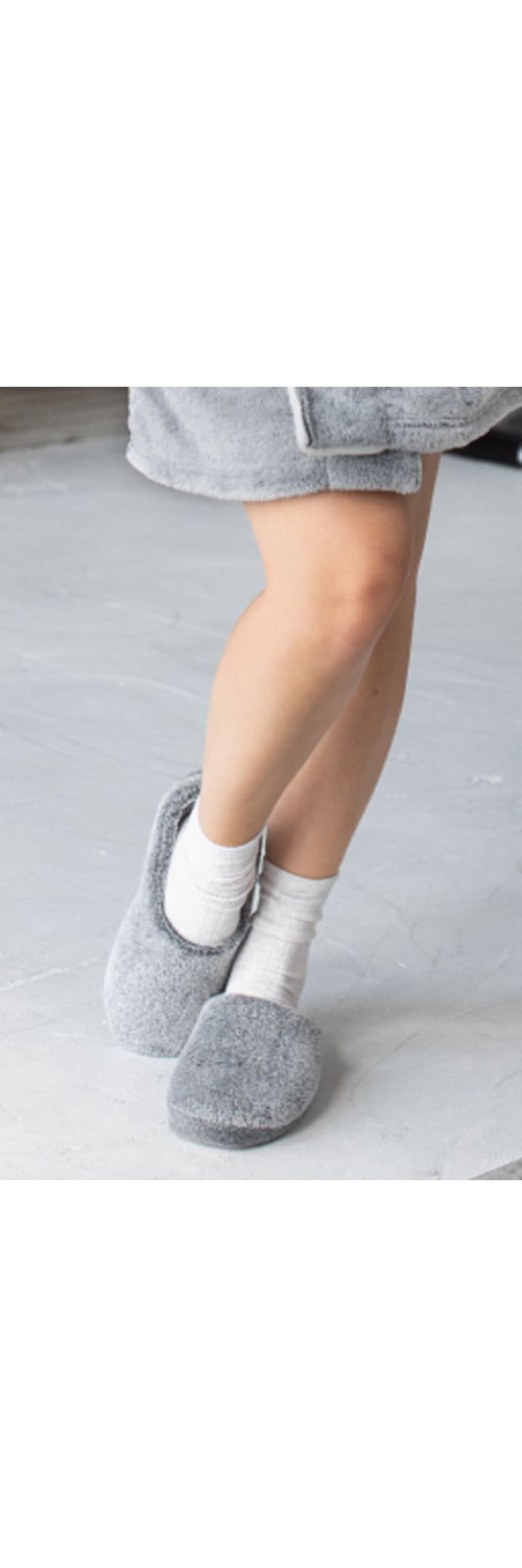 Slippers for women Naviale LH580-04 Rabbit platinum gray  37/38-1