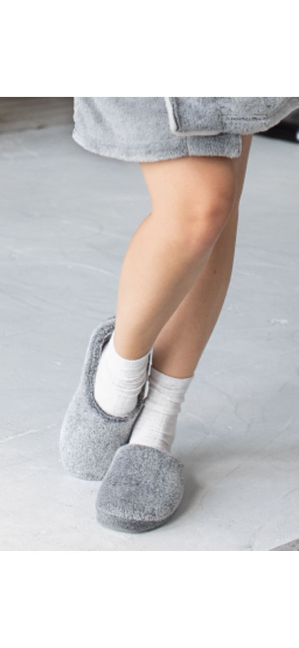 Slippers for women Naviale LH580-04 Rabbit platinum gray-image