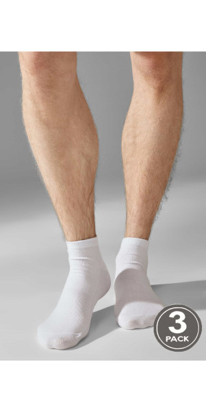 Cotton socks for men Legs Socks men cotton low (3 пари) bianco-image