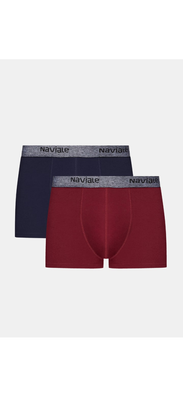 Underpants for men Naviale MU222-01 Oscar (2 pack)  bordo/blue-image