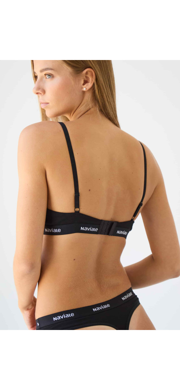 Bra wireless for women Naviale LU033-01 New york black-image