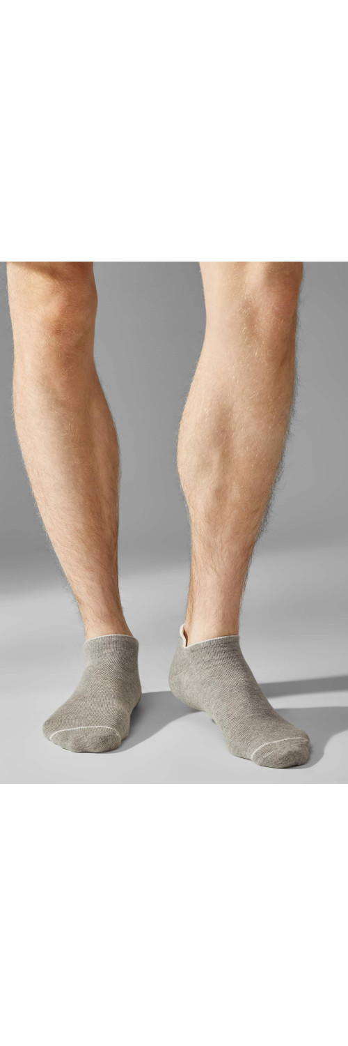 Cotton socks unisex Legs U05 Socks cotton low (3 pack) grey/melange/beige  41-45-1