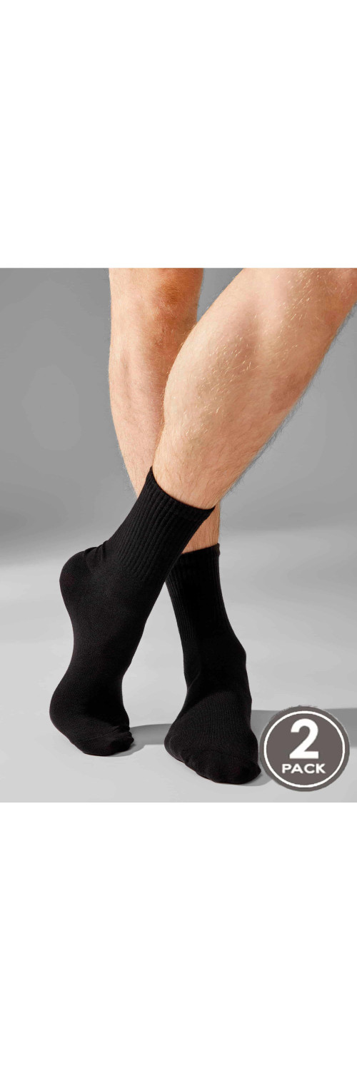 Cotton socks unisex Legs U06 Socks cotton (2 pack) nero  41-45-0