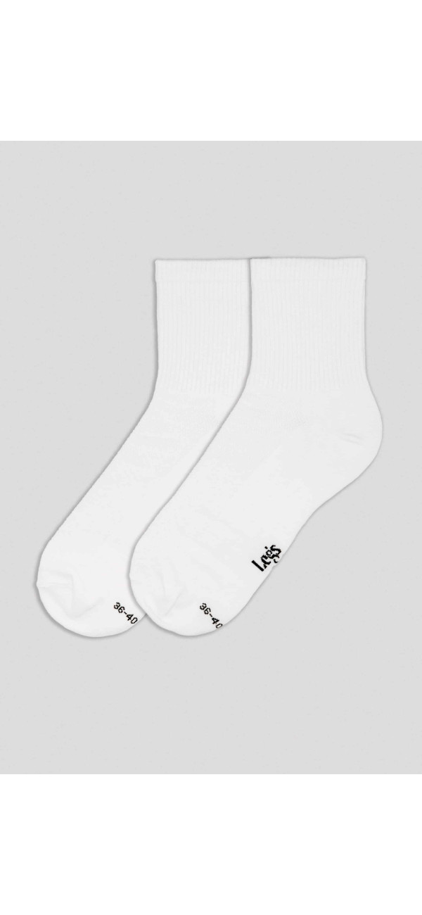 Cotton socks unisex Legs U06 Socks cotton (2 pack) white-image