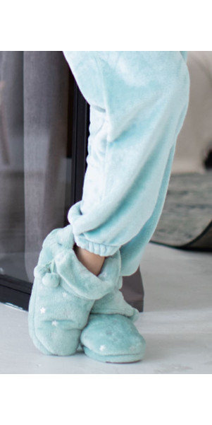 Slippers for women Naviale LH580-07 Stars mint ice cream-image