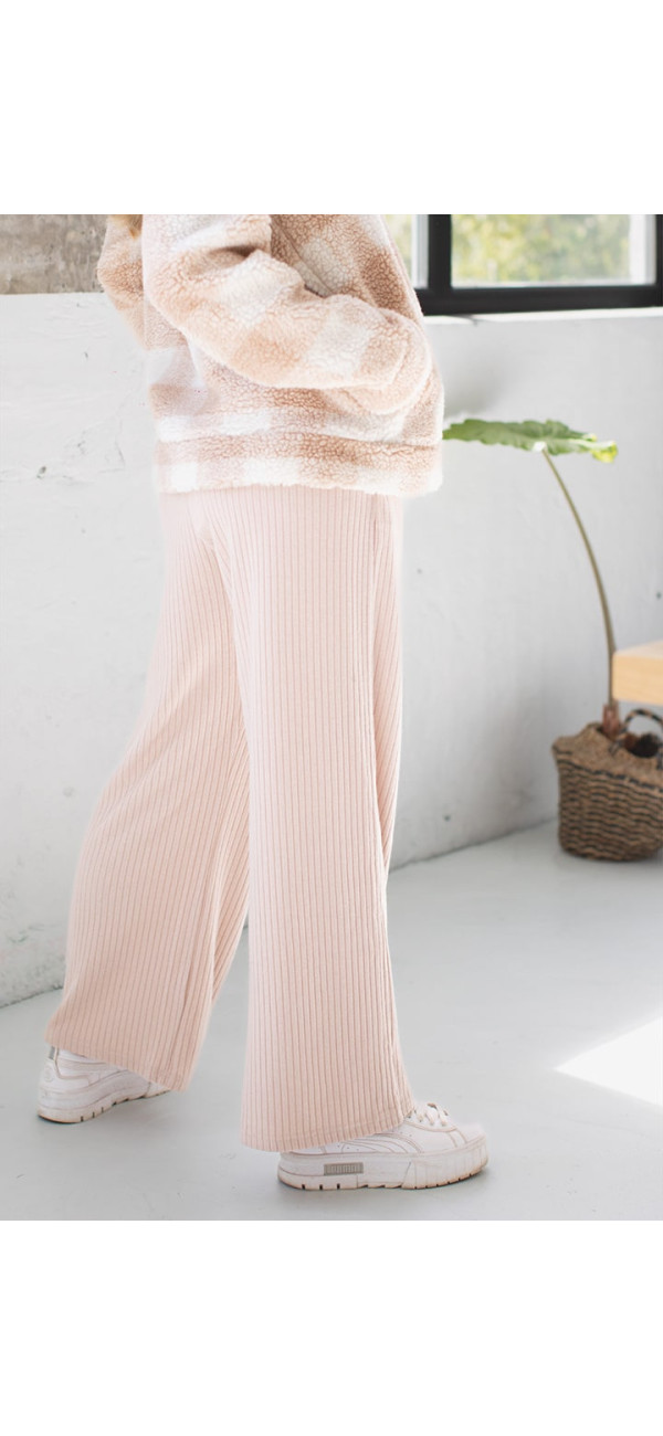 Pants for women Naviale LH422-01 Viscose beige rose-image