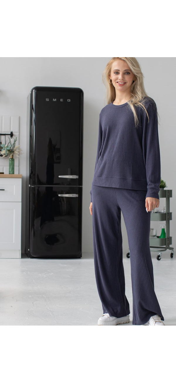 Home suit for women Naviale LH502-01 Viscose polar night-image