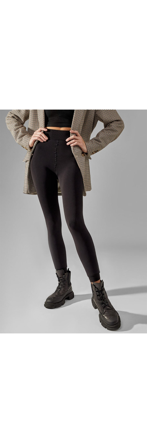 Leggings for women Legs 665 Leggings thermo nero  XXL-0