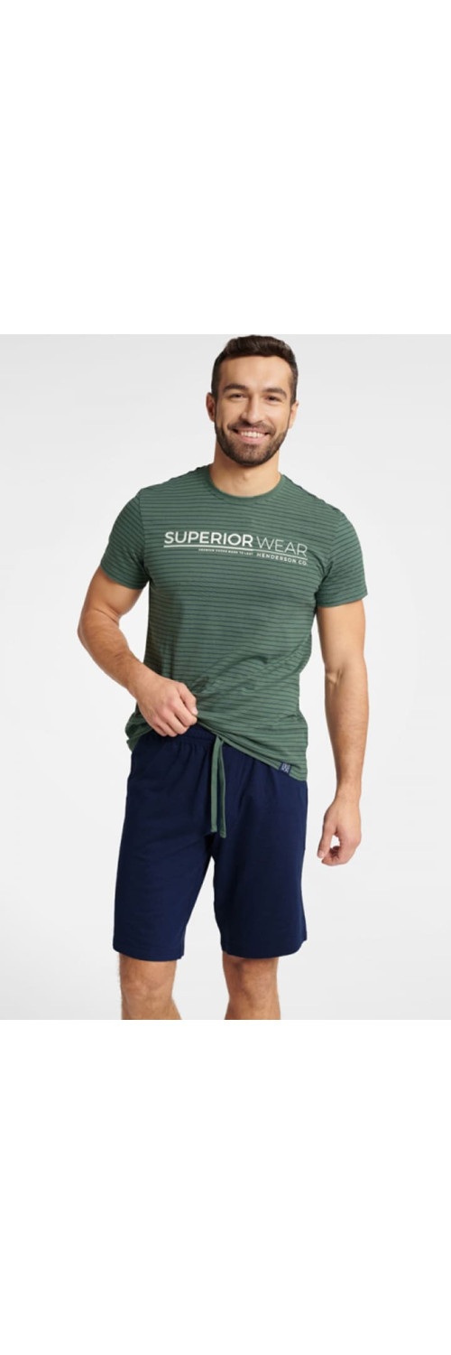 Pajamas for men Henderson 40664 Webber green_e77  3XL-0
