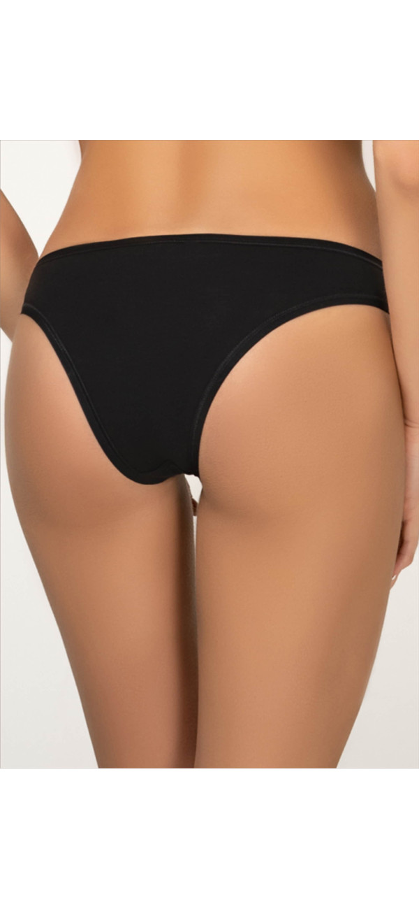 Труси бріфи для жінок Kleo 130 С Cotton 2 од. чорний/чорний-image