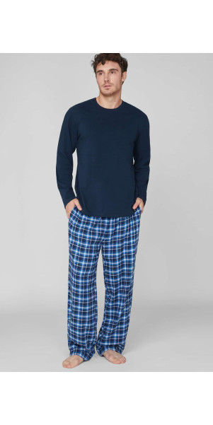 Pajamas for men Naviale MH528-01 blue cell-image