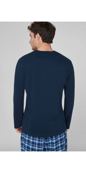 Pajamas for men Naviale MH528-01 blue cell-image