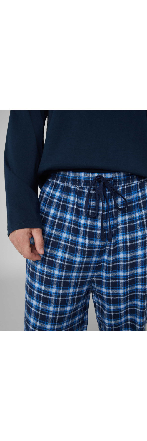 Pajamas for men Naviale MH528-01 blue cell  M-3