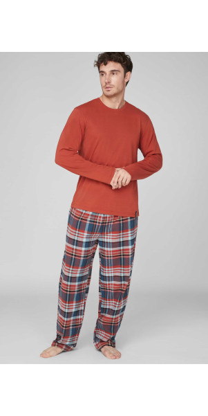 Pajamas for men Naviale MH528-01 terracotta cell-image