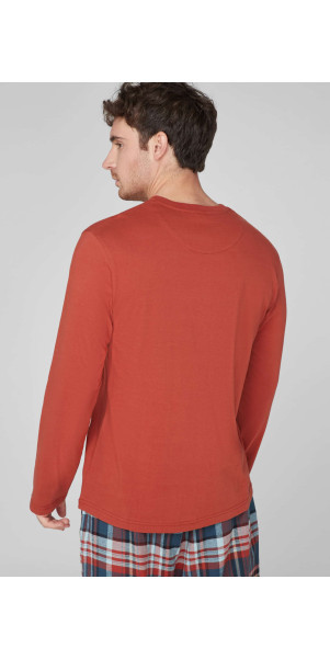 Pajamas for men Naviale MH528-01 terracotta cell-image