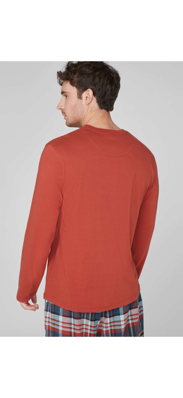 Pajamas for men Naviale MH528-01 terracotta cell-image