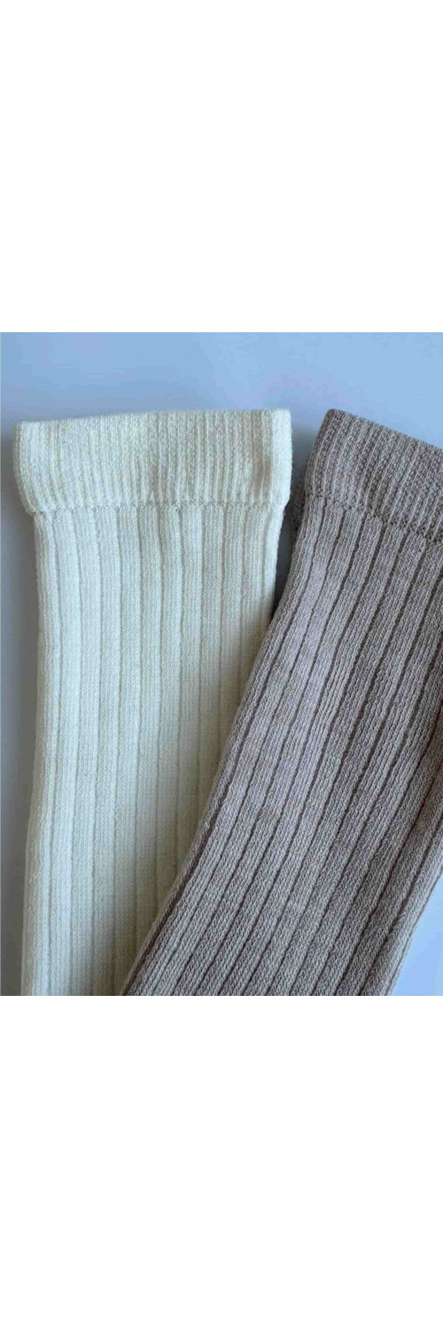 Шкарпетки вовняні довгі для жінок Legs W12 Socks wool merino (2 пари) айворі/лате ONESIZE-1