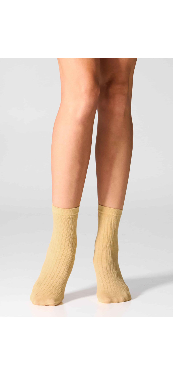 Wool socks long for women Legs W12 Socks wool merino (2 pack) pine/pumpkin-image