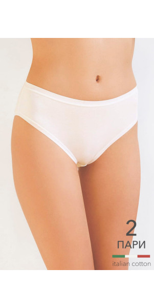 Труси сліпи для жінок Kleo 3146 С Cotton 2 од. антично-білий/антично-білий-image