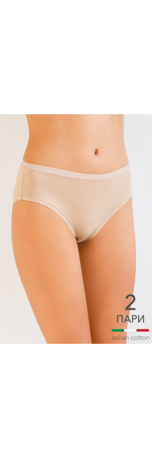 Труси сліпи для жінок Kleo 3146 С Cotton 2 од. бежевий/бежевий M-0