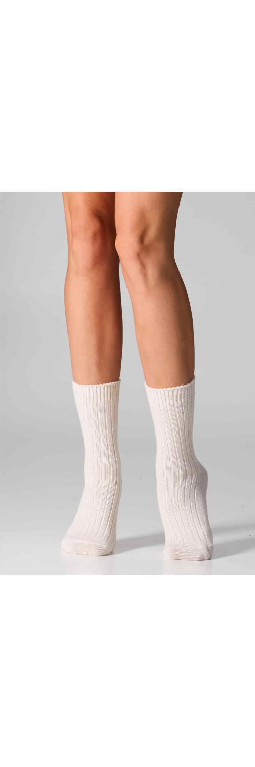 Wool socks long for women Legs SCM26 Socks cashmere merino milk  36-40-0