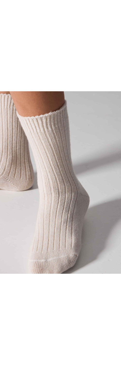 Wool socks long for women Legs SCM26 Socks cashmere merino milk  36-40-2